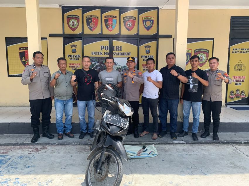 Polsek Talawi Ungkap Kasus Pencurian Kabel Tower, Satu Pelaku Diamankan