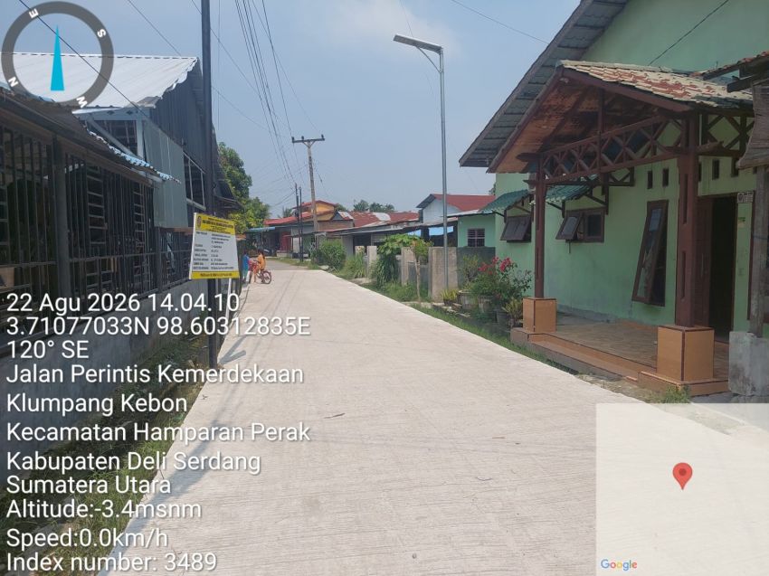 Kontrak Perbaikan Jalan Darsono Hamparanperak Masih Berjalan, Tak Benar Mangkrak