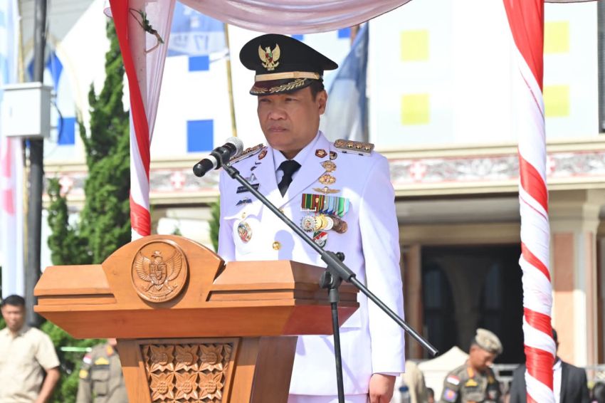 HUT Ke-81 RI, Bupati Humbahas Paparkan Capaian Pembangunan dan Ajak Gotong Royong