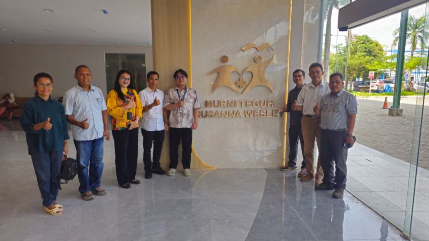 Sambut HUT RI ke-81, Panitia Jalan Sehat P2MI Distrik 2 GMI Wilayah I Audiensi ke Camat Medan Selayang dan RS Murni Teguh Susanna Wesley