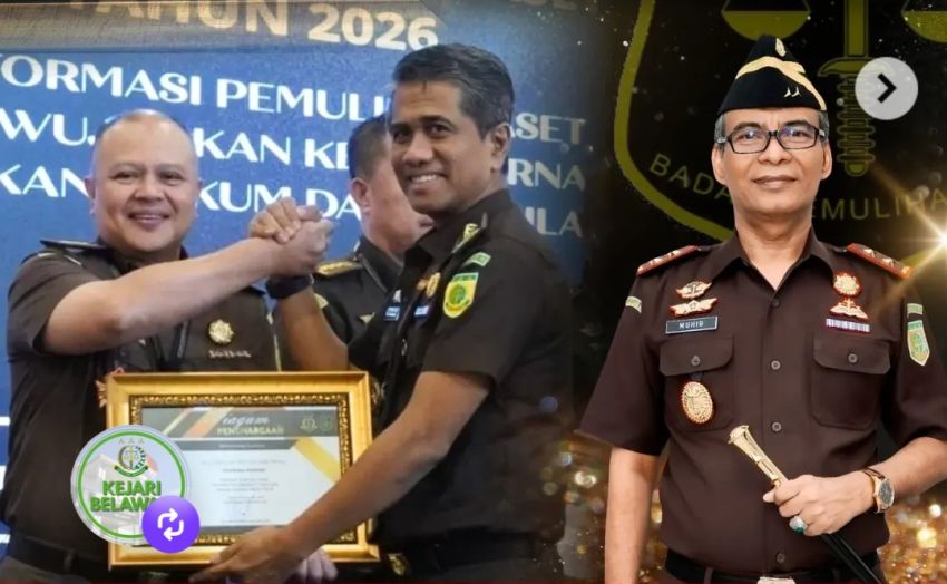 Kejati Sumut Raih Peringkat Ketiga Nasional Pemulihan Aset