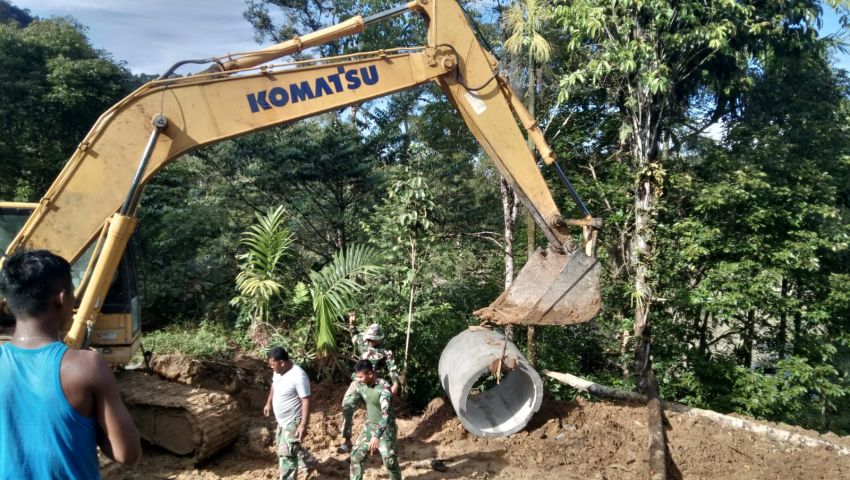Hari Ke-16 TMMD ke-129, Pembukaan Jalan Pakkat&ndash;Parlilitan Capai 83,02 Persen