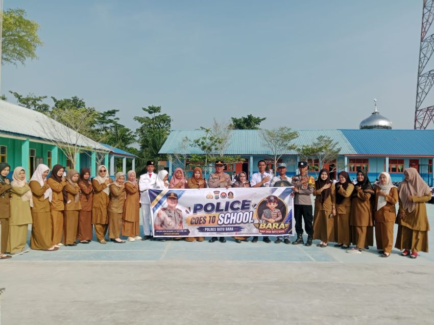 Polres Batubara Gelar Police Go To School Serentak di 20 Sekolah
