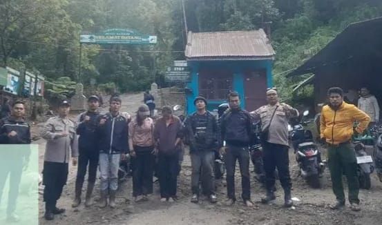 Dua Pendaki Wanita Tersesat di Gunung Sibayak Berhasil Dievakuasi