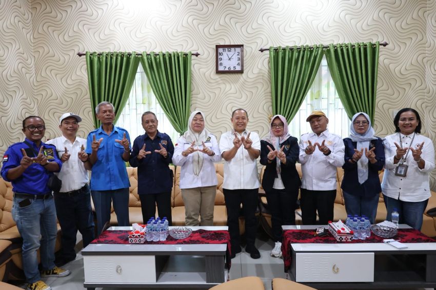 Pengurus PWI Pematangsiantar Audiensi ke DPRD Jelang Konferensi, Timbul Lingga Siap Beri Dukungan