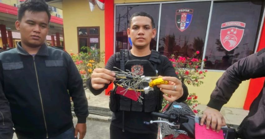 Tawuran di Belawan, Polisi Amankan Sajam dan 3 Motor