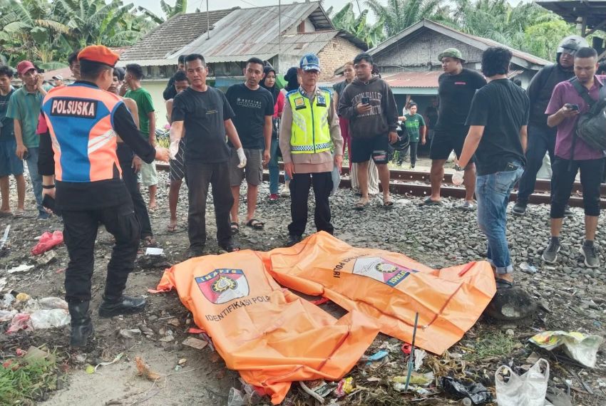 Dua Pegawai Koperasi Korban Tewas Tertabrak Kereta Api di Perbaungan Teridentifikasi