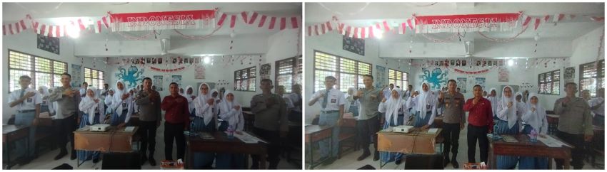 Polres Tanjungbalai Edukasi Siswa SMAN 1 Cegah Perundungan
