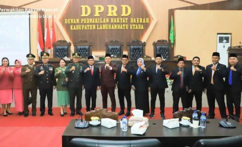 DPRD Labura Gelar Paripurna Dengarkan Pidato Presiden