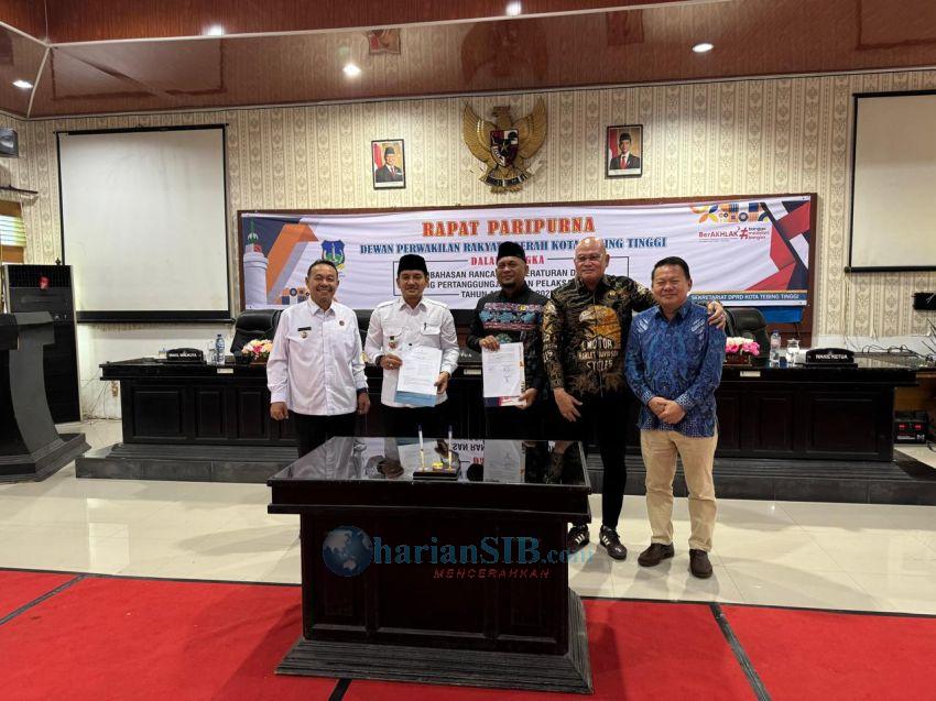 6 Fraksi DPRD Tebingtinggi Setujui Pertanggungjawaban APBD 2025 Jadi Perda