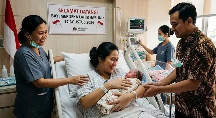 HUT ke-81 RI, 15 Tangis Bayi Sambut Hari Kemerdekaan di Medan