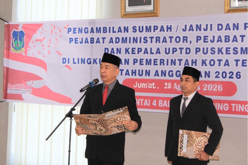 Sekdako Lantik 82 Pejabat di Lingkungan Pemko Tebingtinggi, Tegaskan Tidak Ada Jual Beli Jabatan