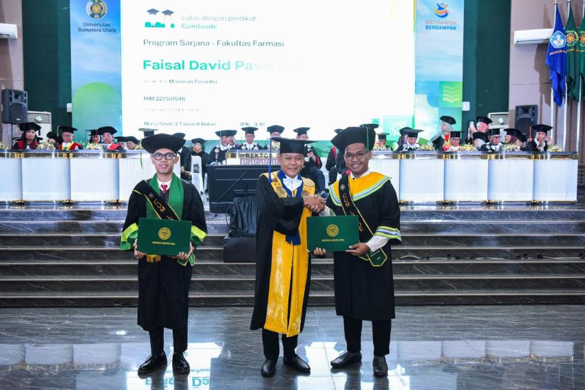 Rektor USU : Gelar Akademik dan Keterampilan menjadi Bekal Lulusan Hadapi Dunia Kerja