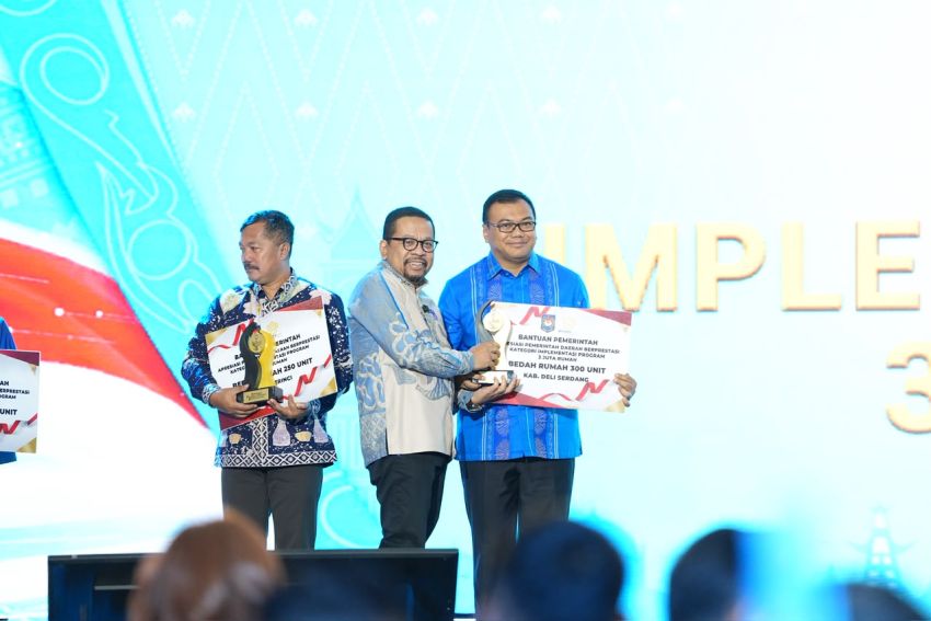 Deliserdang Raih Terbaik I Implementasi Program Tiga Juta Rumah