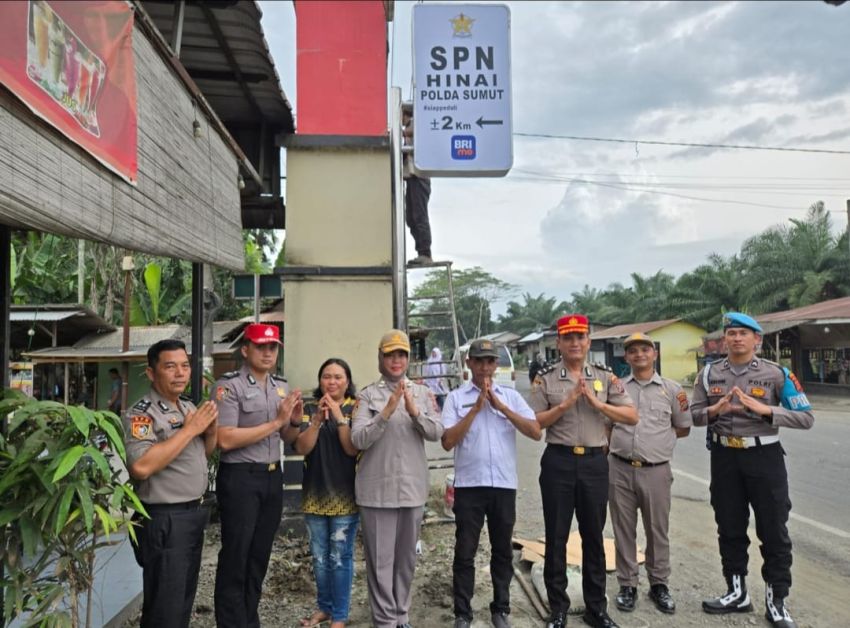 BRI Stabat Pasang Pylon Penunjuk Arah ke SPN Hinai