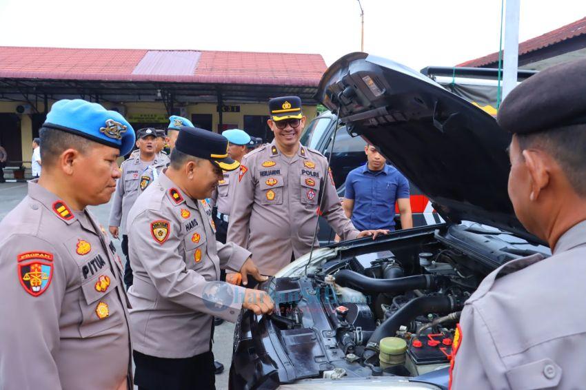 Polres Tebingtinggi Gelar Apel Kesiapan Penanganan Karhutla