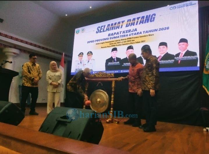 Raker DPRD SU 2026, Wagub Surya Tekankan Penguatan Kolaborasi Eksekutif-Legislatif