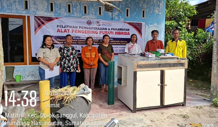 Universitas Sisingamangaraja XII Tapanuli Gelar Pelatihan Pengrajin Anyaman Baion di Desa Matiti 2