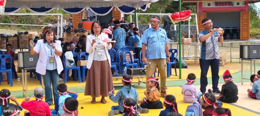 Yayasan Pelita Kita Bersama Gelar Baksos Semarak HUT RI ke-81, 322 Pelajar Dapat Edukasi Kesehatan Gigi