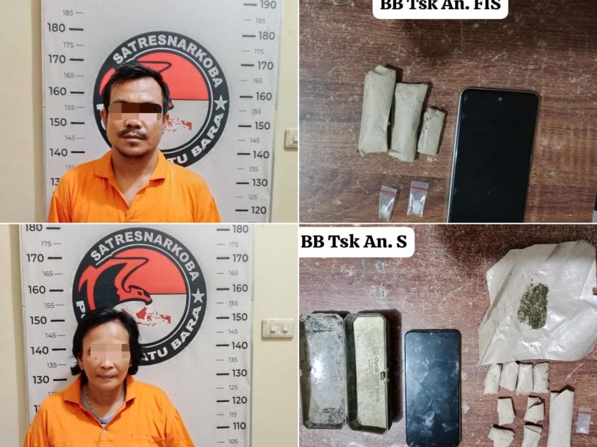 Polres Batubara Ungkap Peredaran Ganja dan Shabu, Dua Tersangka Diamankan