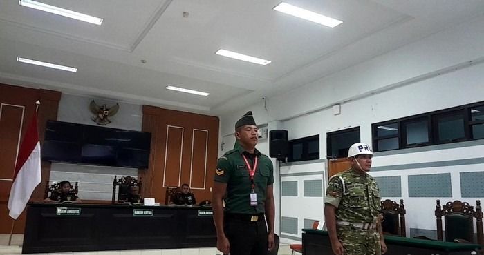 Ajudan Irdam I/Bukit Barisan Divonis 13 Bulan Penjara dan Dipecat dari Militer