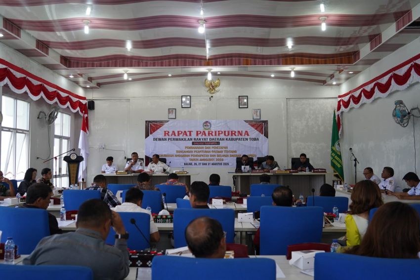 DPRD Toba Gelar Paripurna PAPBD TA 2026