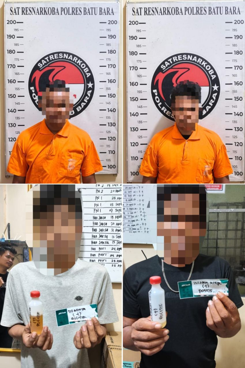 Polres Batubara Gerebek Sarang Narkoba di Tiga Lokasi, Sejumlah Orang Diamankan