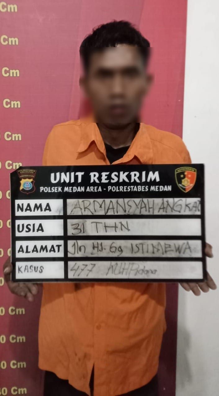 Baru Sejam Diparkir, Honda Beat Warga Medan Area Dicuri, Pelaku Dibekuk Saat Bawa Kabur Motor