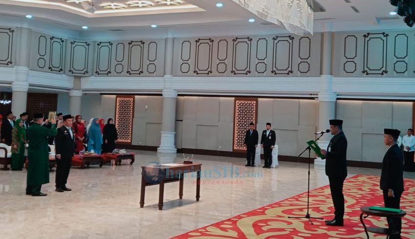 Timur Tumanggor Dilantik Jadi Pj Sekdaprov Sumut
