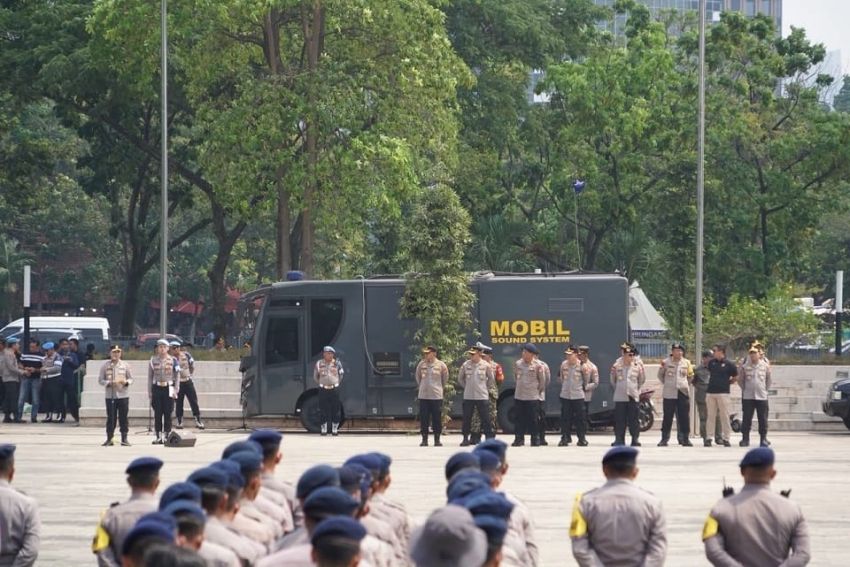 7.643 Personel Gabungan Jaga Ketat Zikir dan Doa Kebangsaan di Monas, Diperkirakan Dihadiri 100 Ribu Jemaah