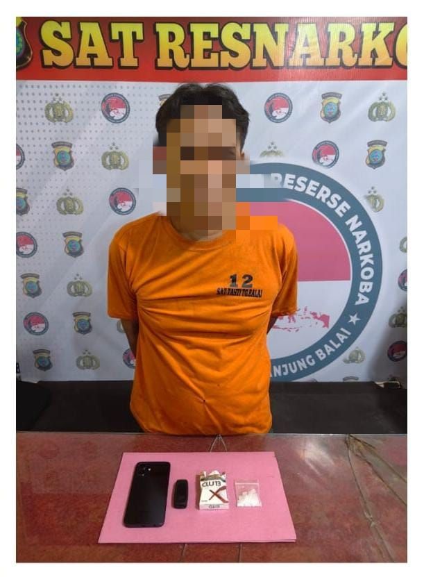 Satresnarkoba Polres Tanjungbalai Tangkap Terduga Pengedar Sabu