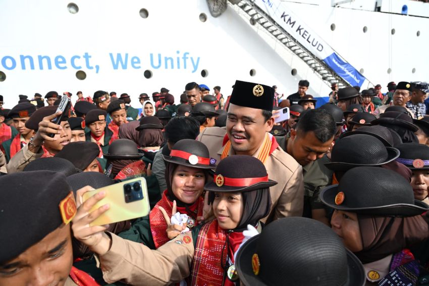 Lepas Pramuka Sumut ke Jamnas XII, Gubernur Pesan Jaga Nama Baik Daerah