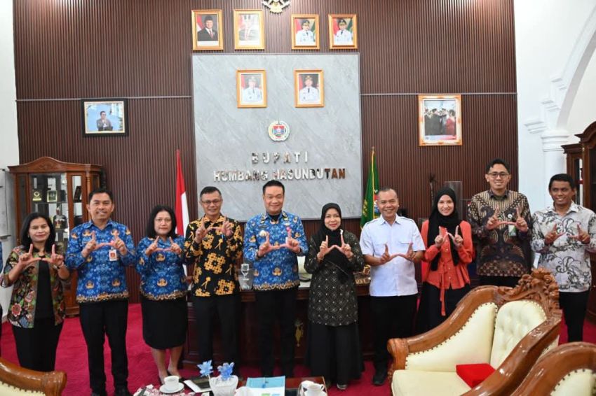 Bupati Humbahas Terima Kunjungan BPJS Ketenagakerjaan Pematangsiantar