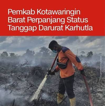 859 Hektare Karhutla Hanguskan Kobar, Status Darurat Diperpanjang