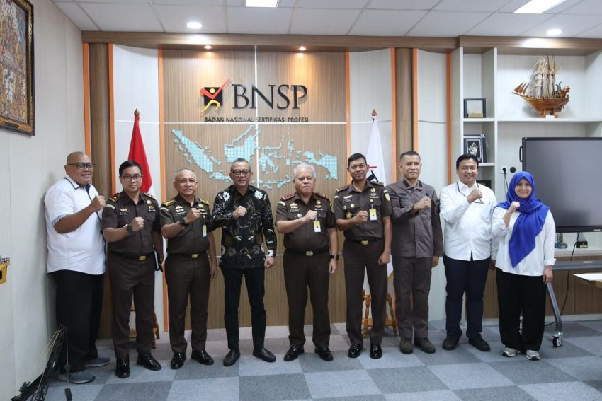 Badiklat Kejaksaan RI dan BNSP Perkuat Kompetensi Jaksa Melalui Sertifikasi Profesional