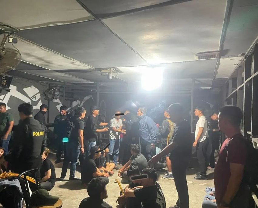 Diduga Jadi Lokasi Peredaran Ekstasi, Cafe Gondrong di Mardingding Digrebek