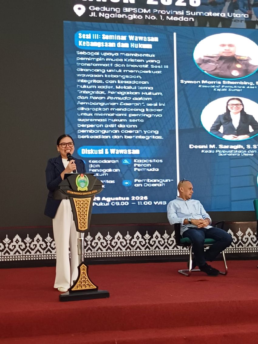 Pendidikan Kader GAMKI Sumut, Desni Saragih: Pemuda Harus Jadi Penggerak Memori Bangsa