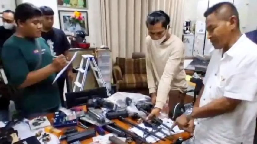 995 Pucuk Senjata Ditemukan di Bunker Sekolah Swasta Jaksel, Ada Alat Pembuat Amunisi, Narkoba dan VCD Porno