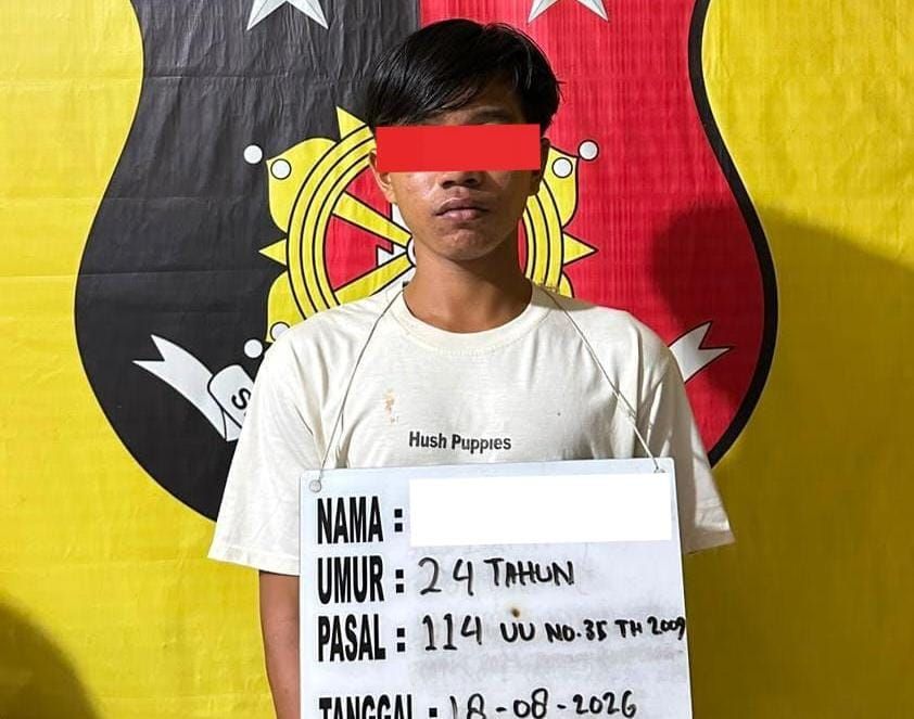 GSN di Seirakyat, Polsek Panai Tengah Geledah Rumah Transaksi Sabu dan Tangkap Pengedar