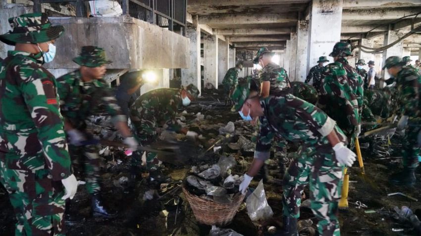 Danrem Pimpin Karya Bakti, Sambut HUT ke-68 Korem 023 KS