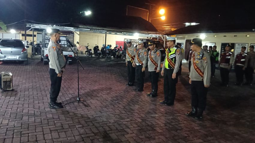 Kapolsek Pancurbatu Pimpin KRYD Rayon 3, 51 Personel Gabungan Patroli Antisipasi Gangguan Kamtibmas
