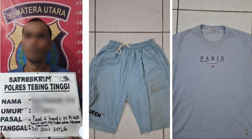 Polres Tebingtinggi Ringkus Terduga Pelaku Kekerasan Seksual di Sergai