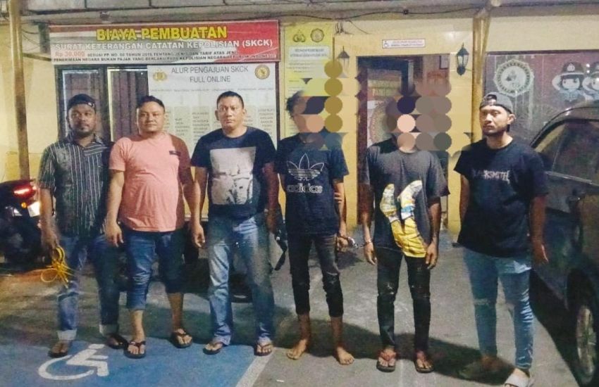 Bawa NMAX Curian dari Aceh ke Binjai, Dua Pria Dibekuk Timsus Libas