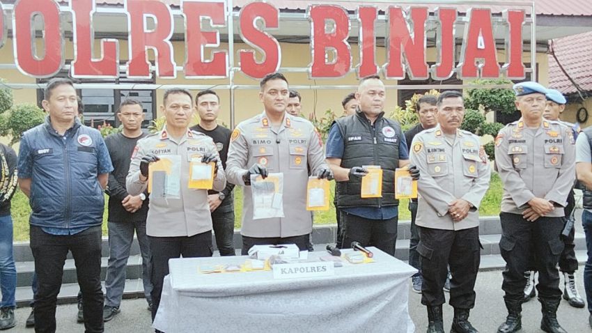 Polres Binjai Ungkap 18 Kasus Narkoba dalam Tiga Pekan, 20 Tersangka Diciduk