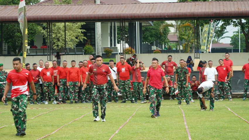 Semarakkan HUT ke-81 RI, Korem 022/Pantai Timur Gelar Lomba Kemerdekaan