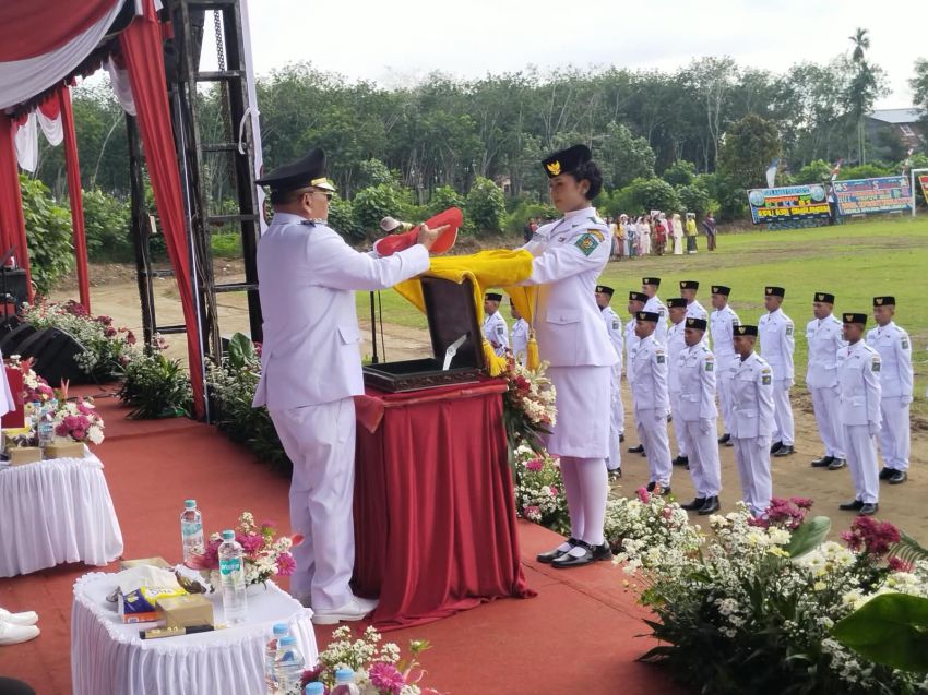 Bupati Simalungun Irup HUT RI ke-81 di Kecamatan Dolok Batu Nanggar
