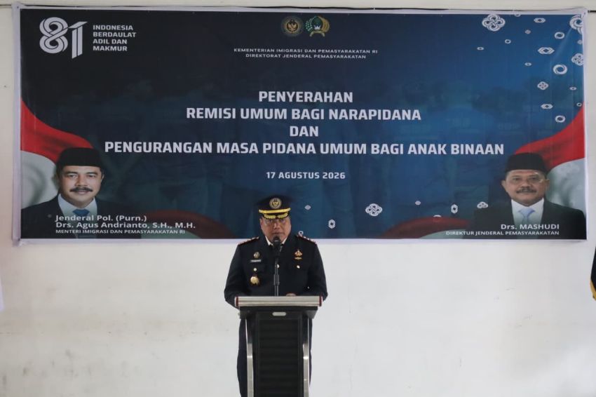 HUT ke-81 RI, Lapas Pancurbatu Berikan Remisi kepada 808 Warga Binaan, 41 Langsung Bebas