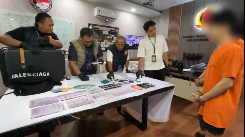 WN Malaysia Pasok Vape Narkoba ke Medan, Ditangkap Bersama Kekasih WNI