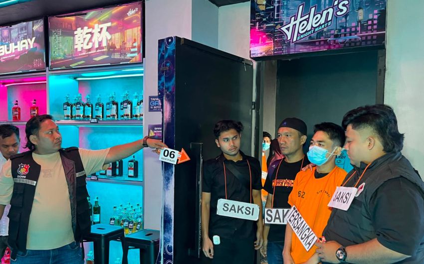 Prarekonstruksi Ungkap Modus Penyelundupan Vape Narkoba ke THM Helen's Night Mart