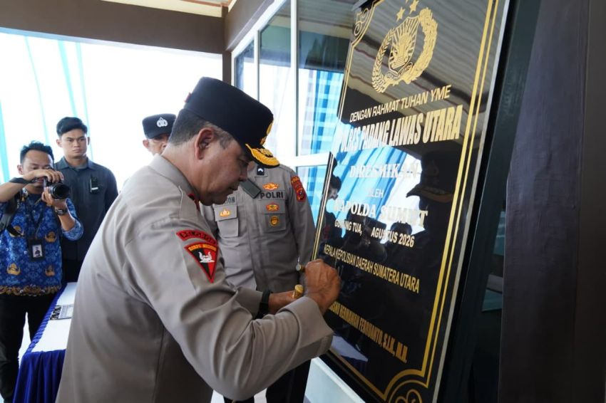 Kapolda Sumut Resmikan Polres Padang Lawas Utara
